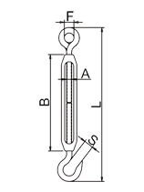 日式花籃螺絲鉤環(huán)型標(biāo)注